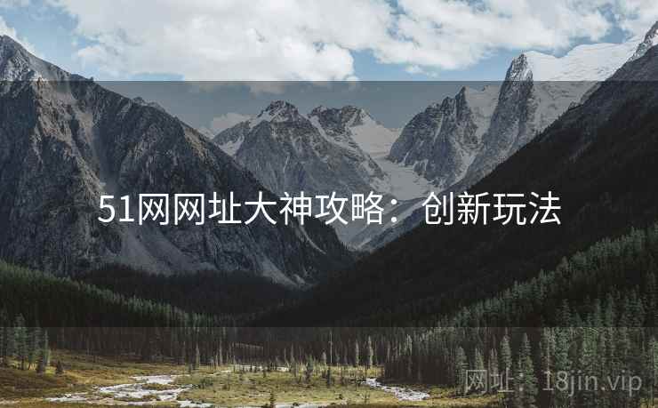 51网网址大神攻略：创新玩法
