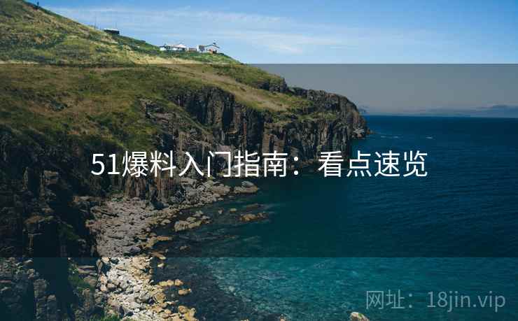 51爆料入门指南：看点速览